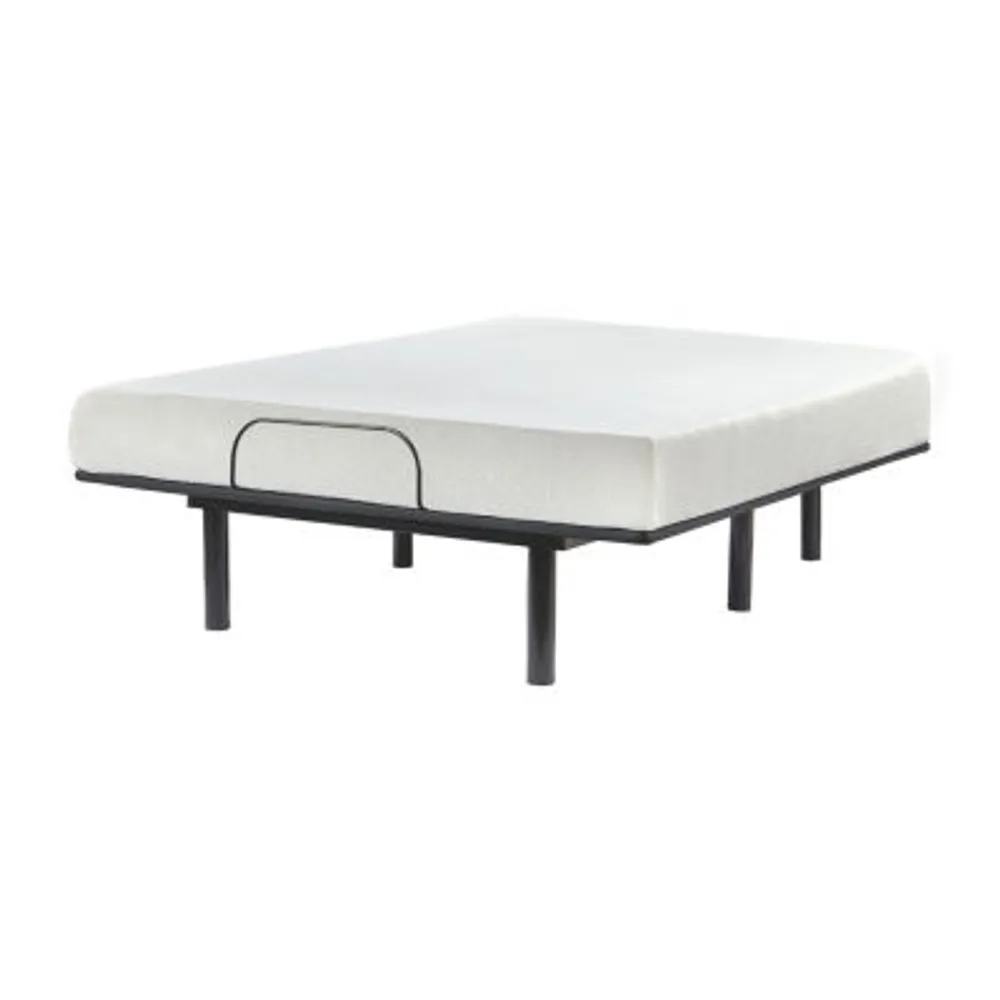 Signature Design by Ashley® Chime 10" Memory Foam Queen Mattress + Adjustable Base