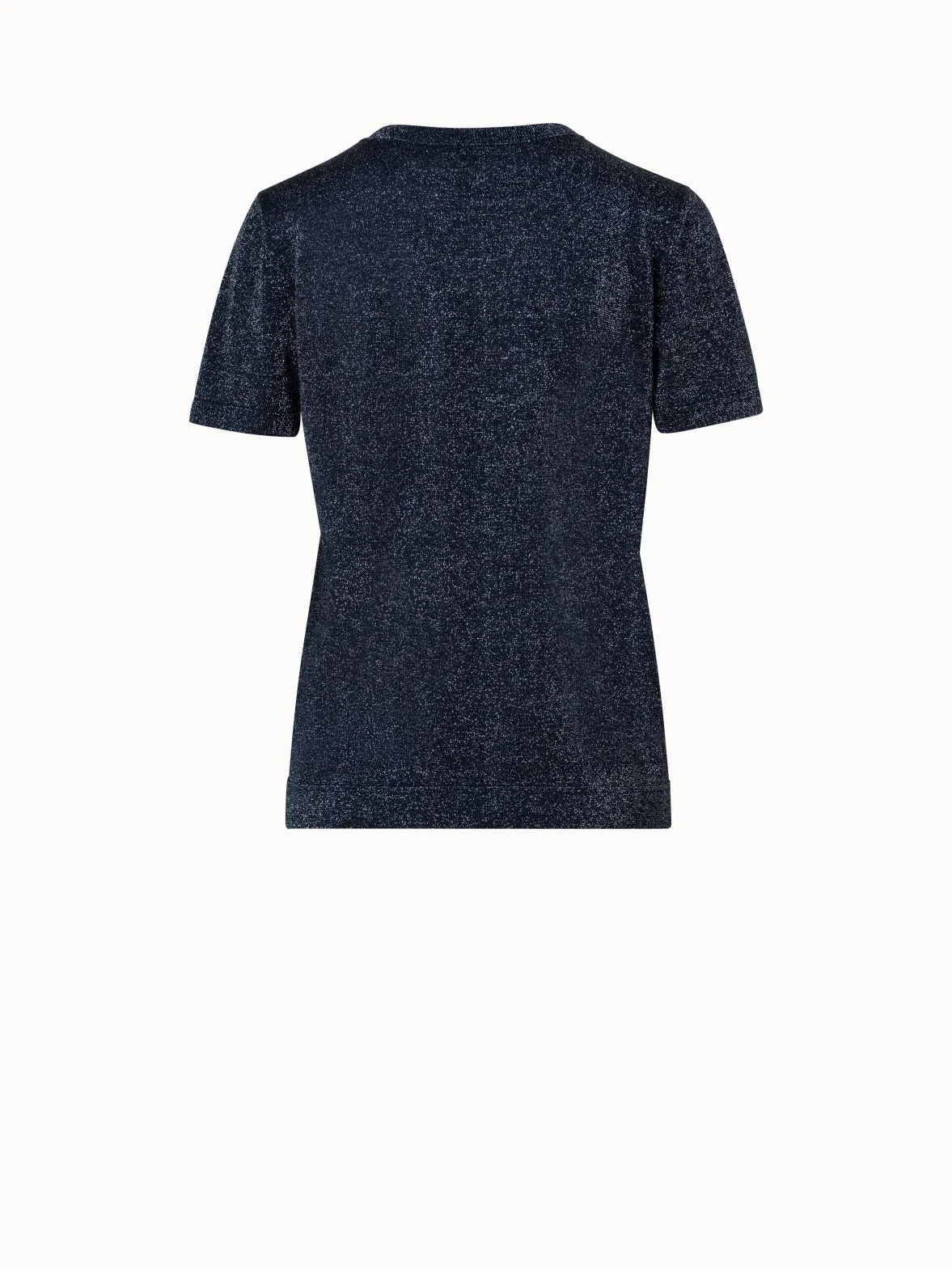Silk Lurex Knit Pullover