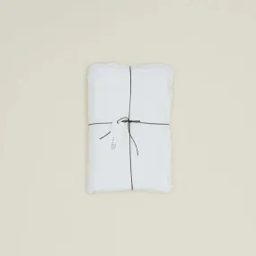 Simple Linen Flat Sheet - White