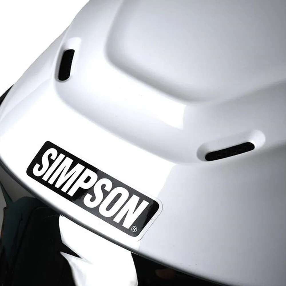 Simpson Speed 06 Plain Helmet - White