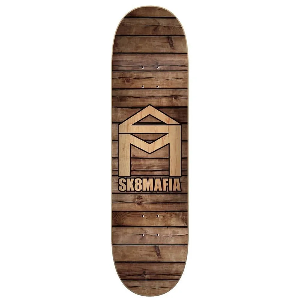 Sk8 Mafia Skateboards House Logo Wood Skateboard Deck 8.25