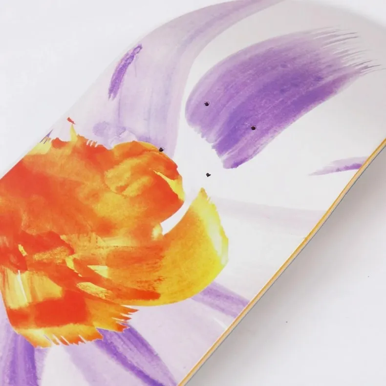 Skateboard Café Floral Skateboard Deck 8.0