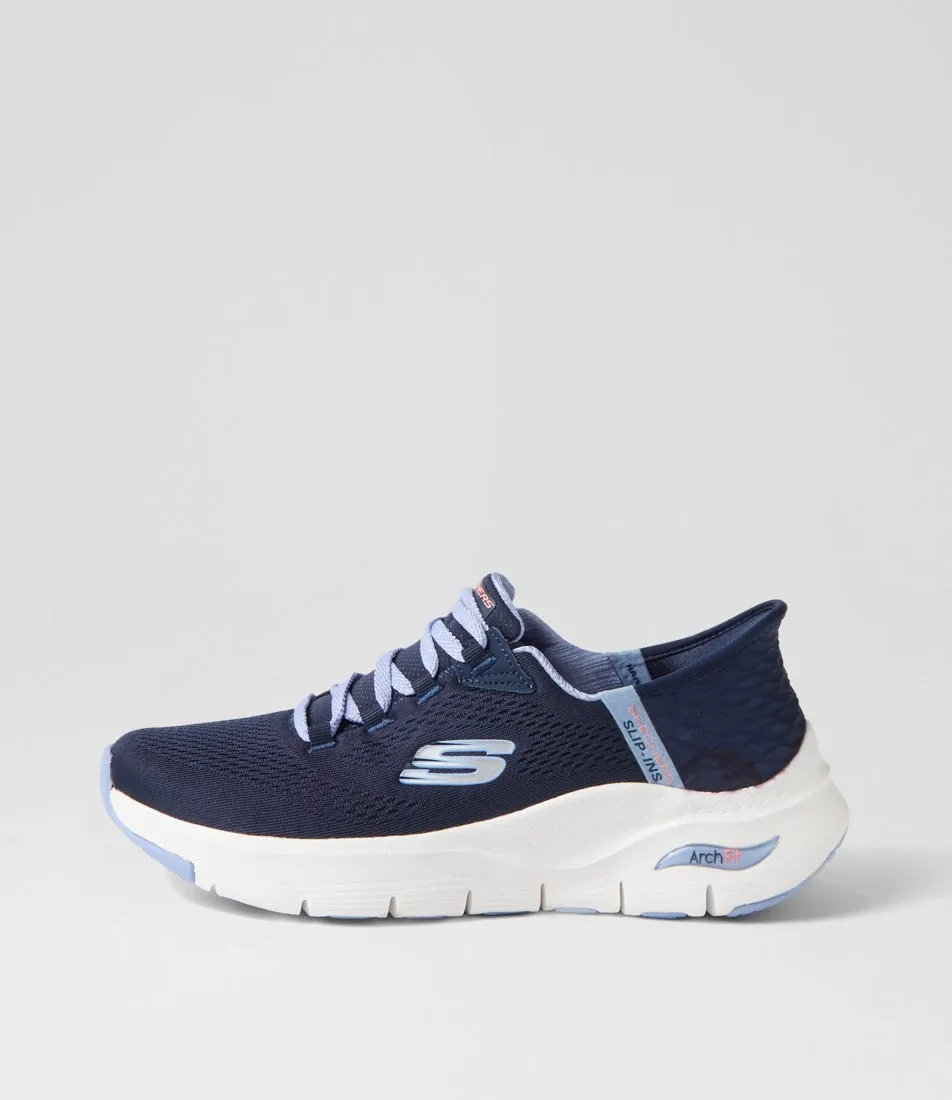 SKECHERS Arch Fit Fresh Flare Navy Multi Sneakers