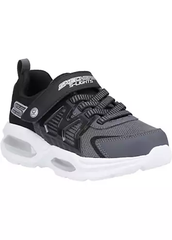 Skechers Boys Grey S Lights Prismatrons Trainers | Grattan