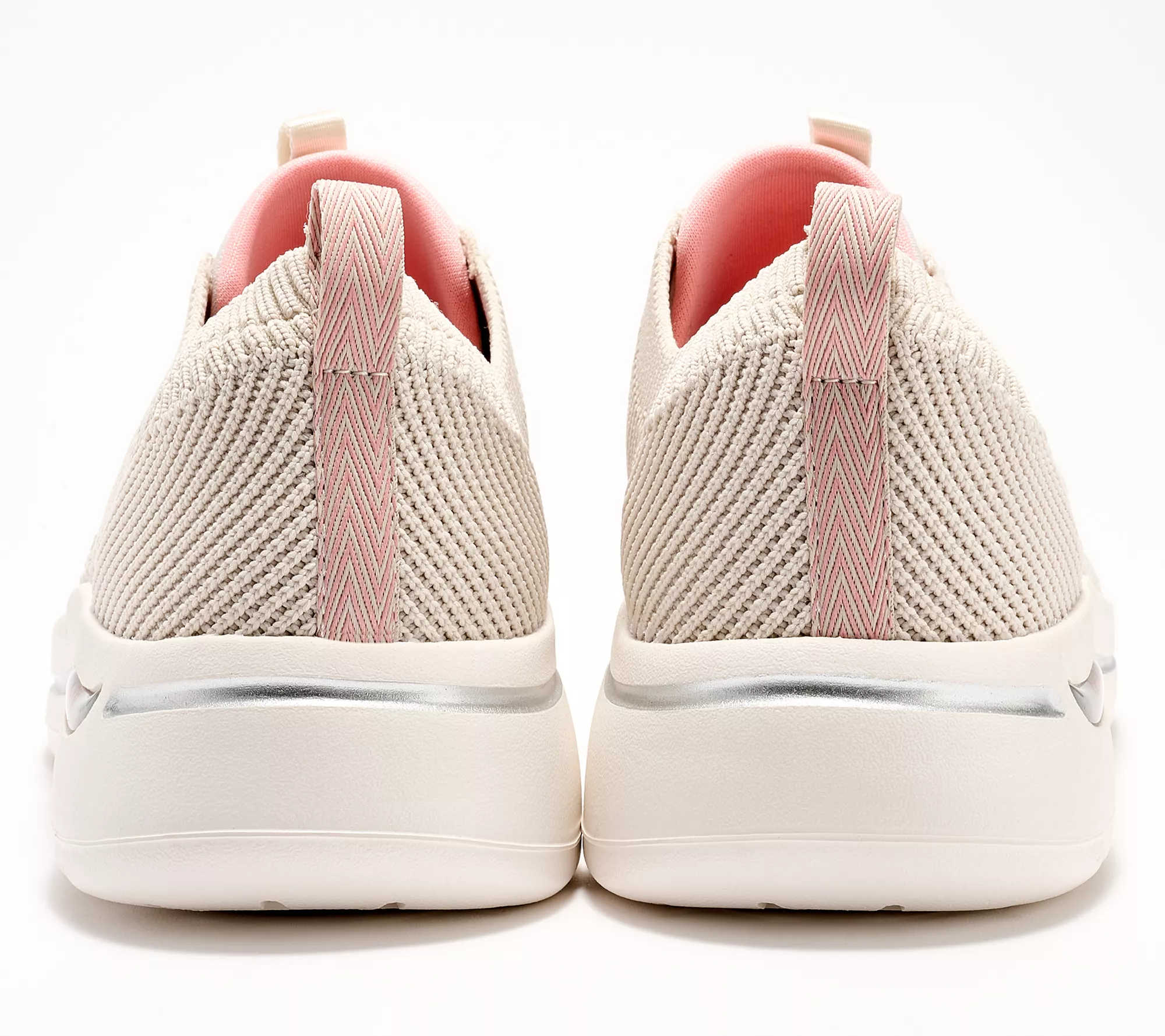 Skechers GOwalk Arch Fit Vegan Washable Bungee Sneakers - Crystal Waves
