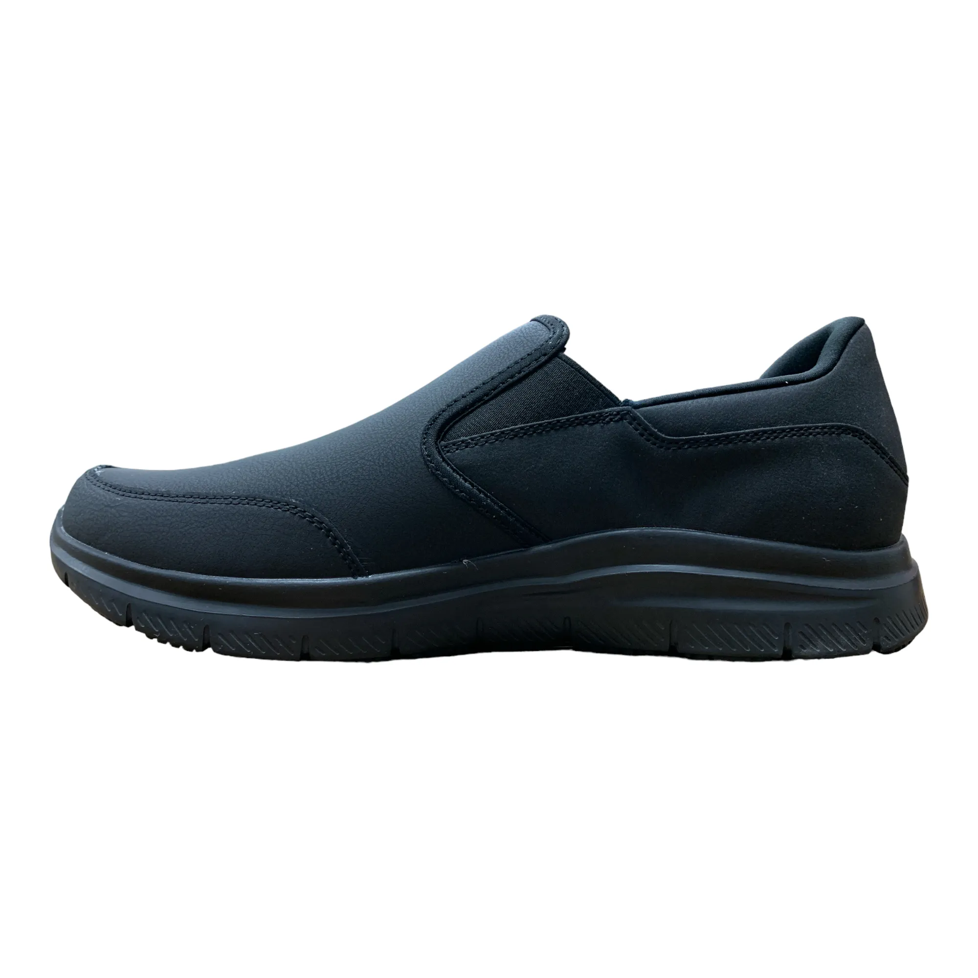 Skechers Men's Memory Foam Slip On Food Service Slip-Resistant Workwear Shoe