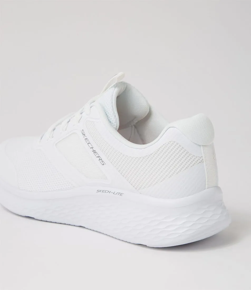 SKECHERS Skech White Fabric Sneakers