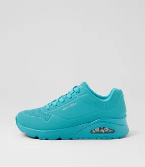 SKECHERS Uno Stand On Air Turquoise Sneakers