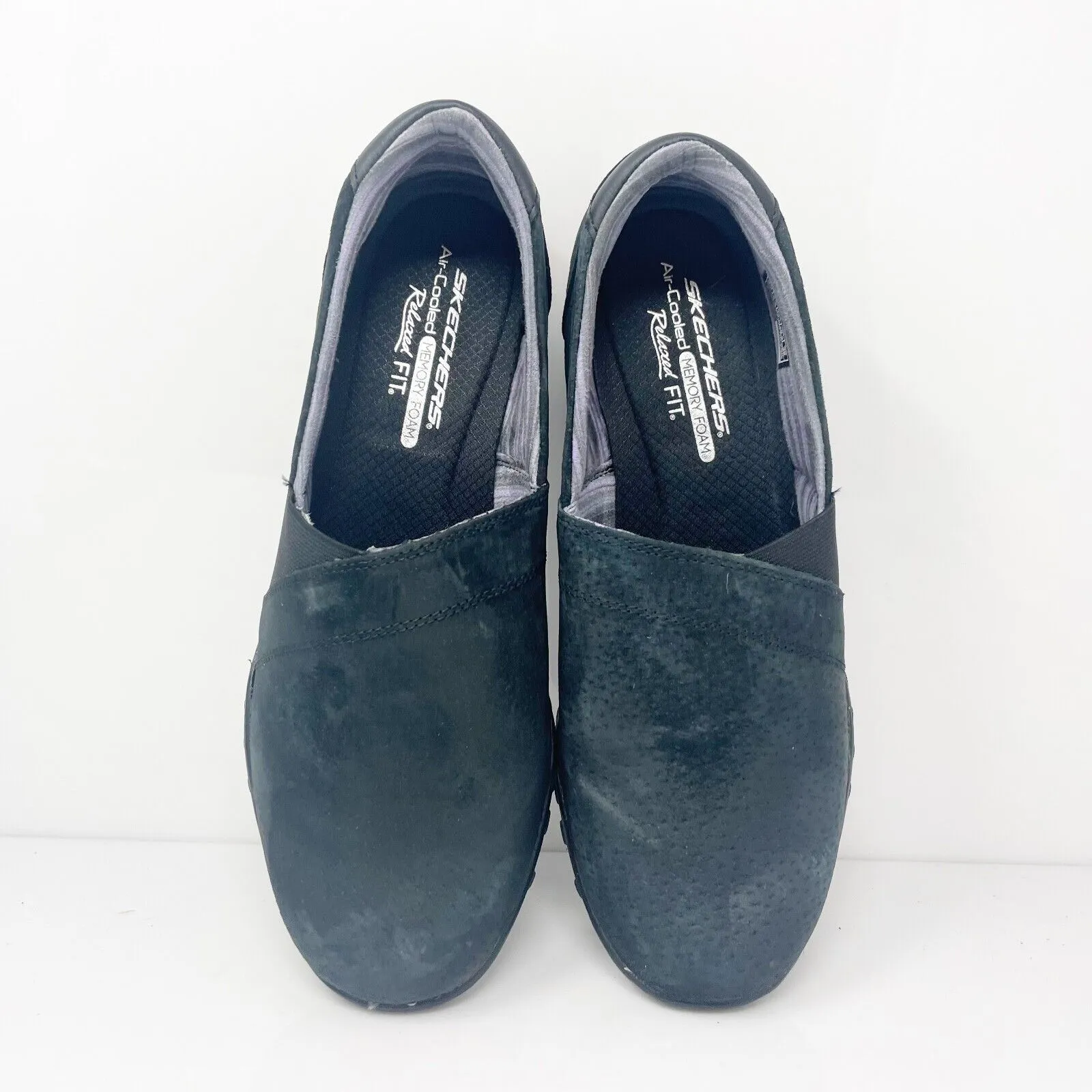 Skechers Womens Breathe Easy Kindred 100377 Black Casual Shoes Sneakers Size 9.5
