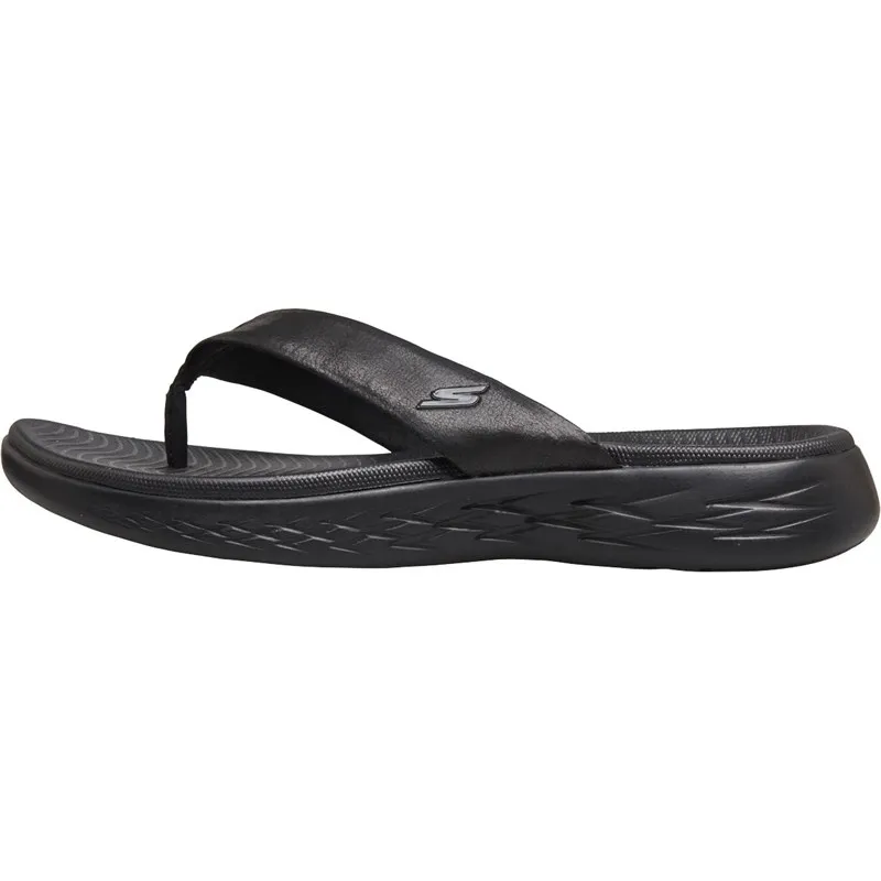SKECHERS Womens On The GO 600 Polished Sandals Black
