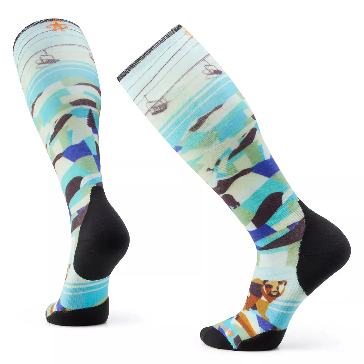 Ski Targeted Cushion Pattern OTC Socks