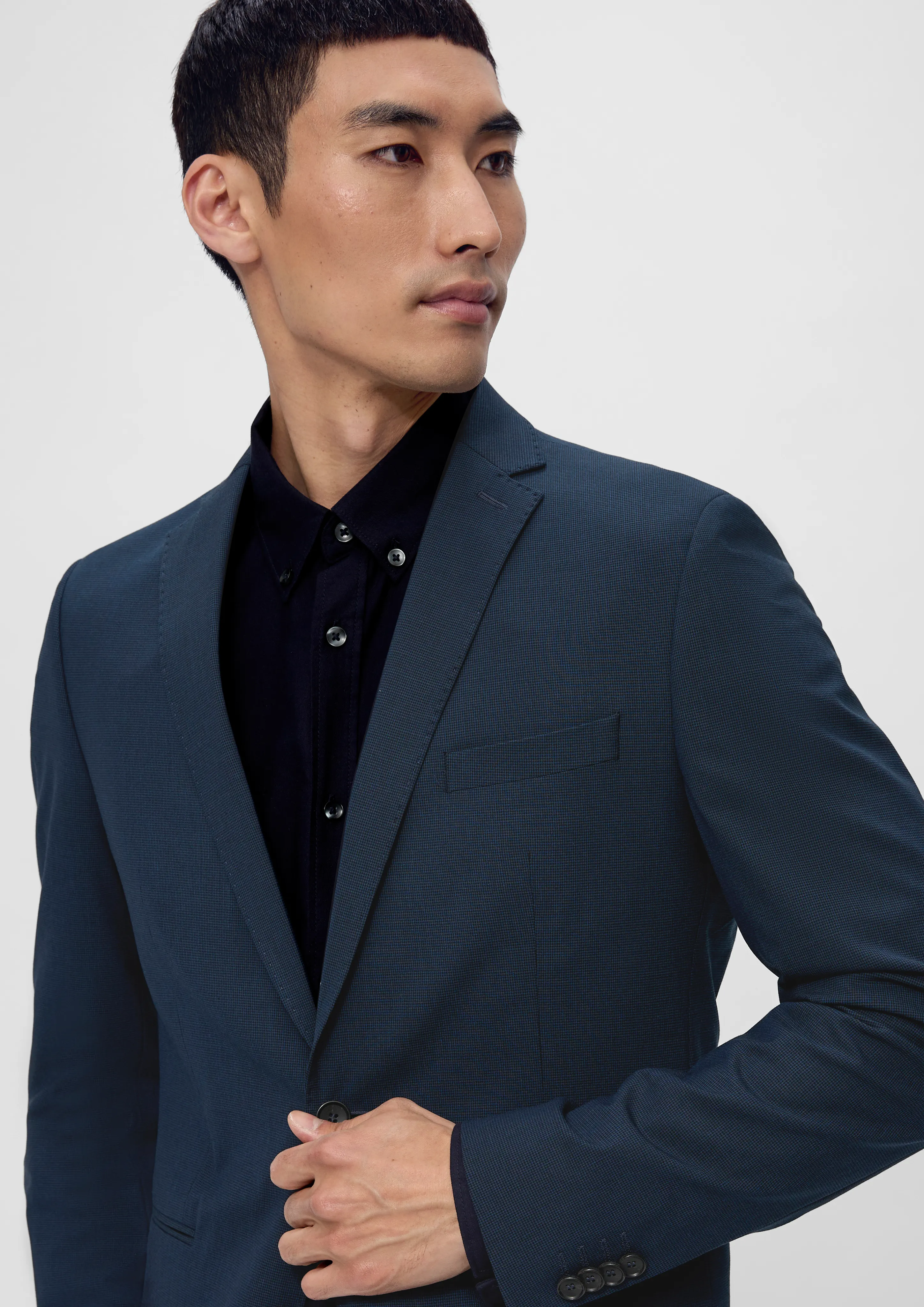 Slim fit: sports jacket in a viscose blend