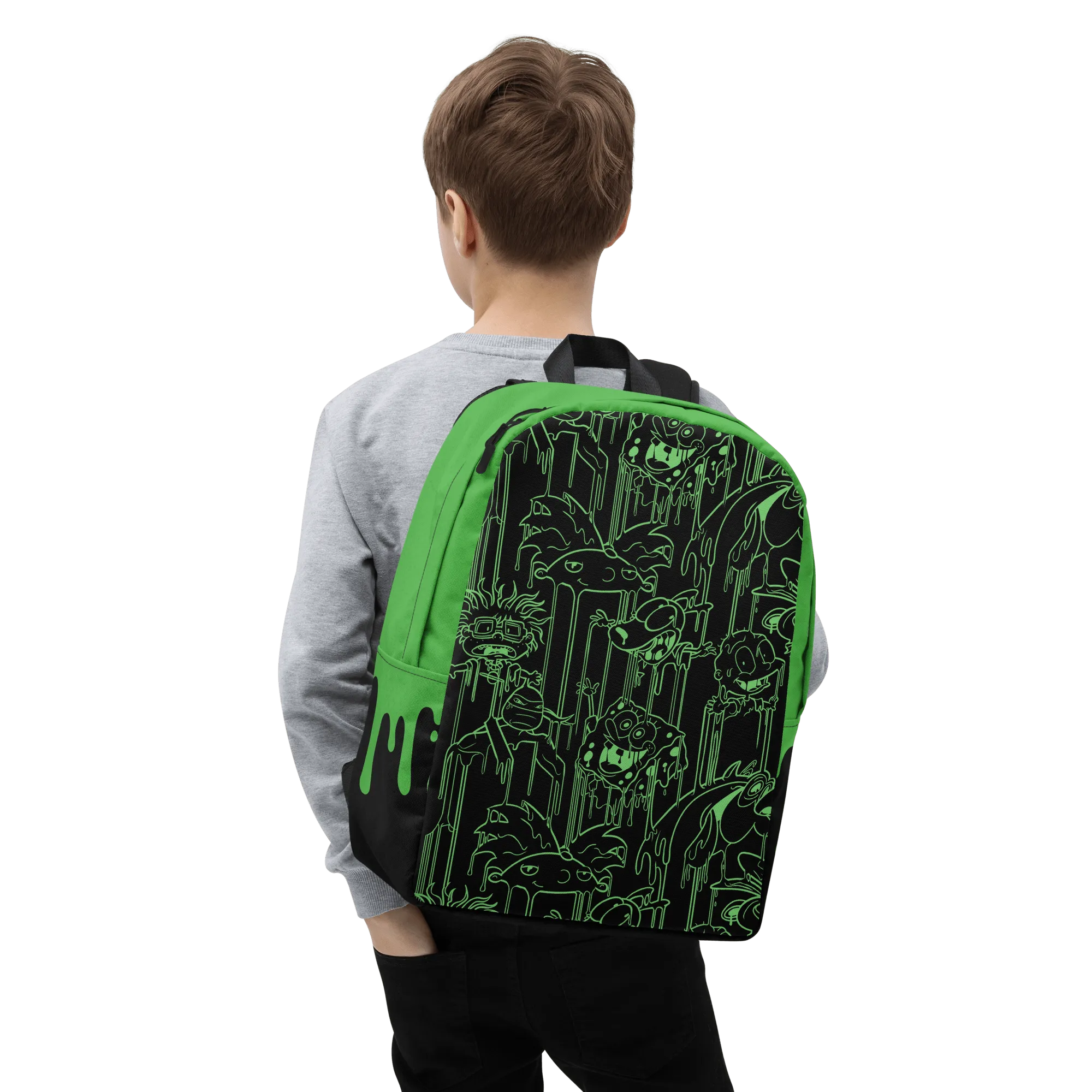 Slime Character Drip Minimalist Backpack