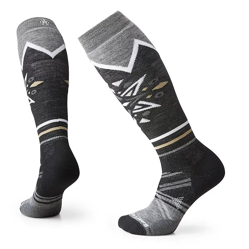 Smartwool Women's Ski Full Cushion Mountain Snowflake Pattern OTC Socks
