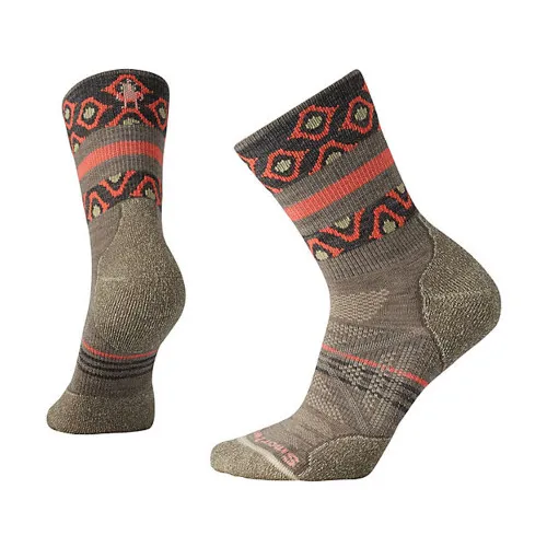 Smartwool Women's PhD Outdoor Light Pattern Mid Crew Socks