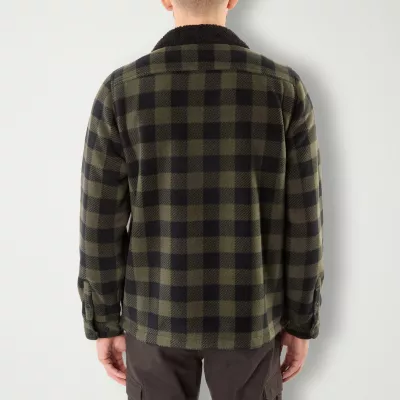 Smiths Workwear Sherpa Lined Plaid Mens Lined Big and Tall Midweight Jacket