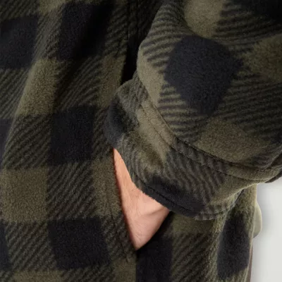Smiths Workwear Sherpa Lined Plaid Mens Lined Big and Tall Midweight Jacket