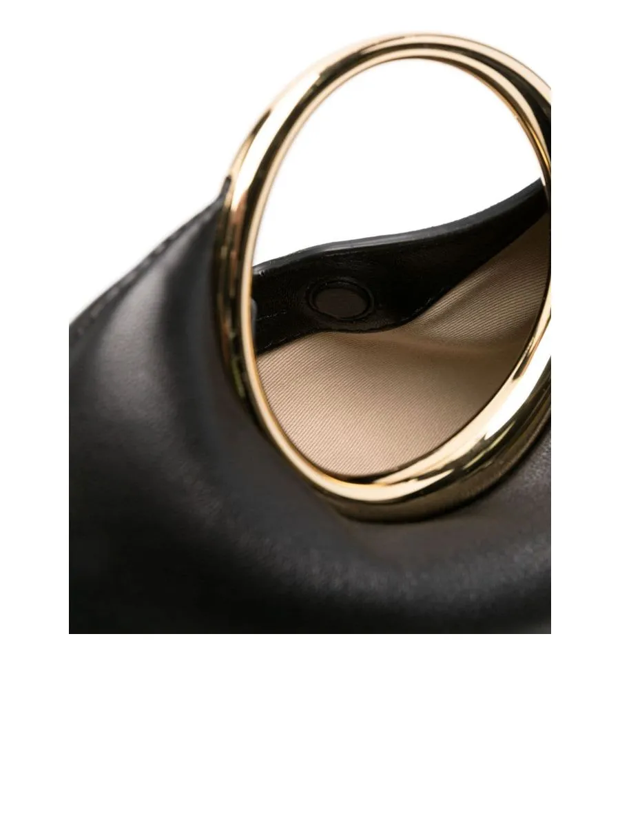 Smooth Grain Clutch With Circular Handle