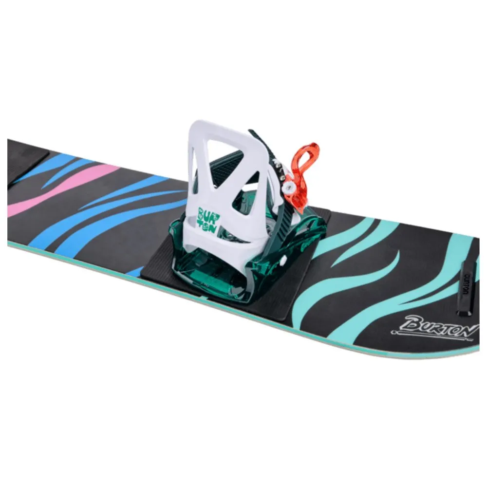 Snowboard binding Burton ---Mini Grom Multi Green