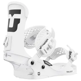 Snowboard binding Union ---Trilogy Classic Team Logo White