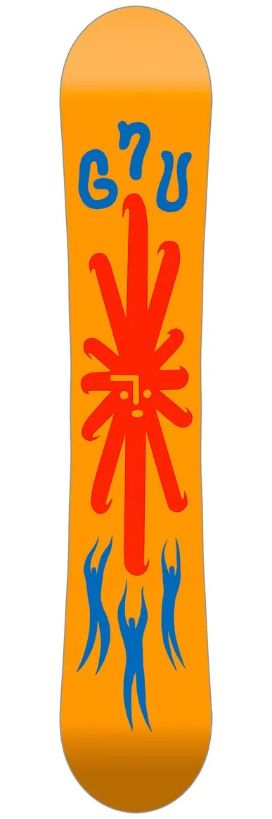 Snowboard Gnu ---Headspace