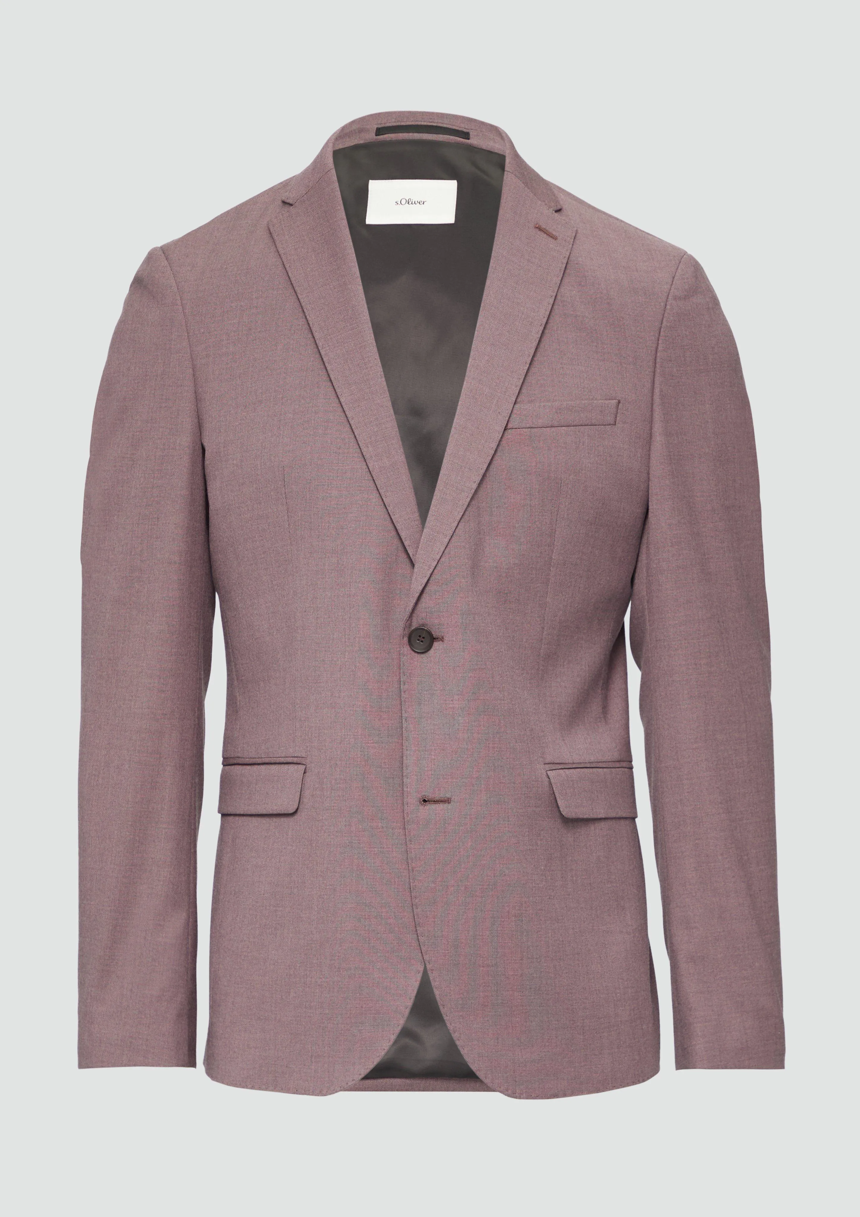 s.O PURE: Slim-fitting sports jacket made of stretch viscose