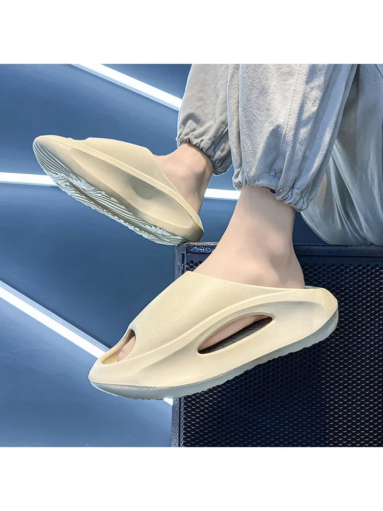   Soft Sole Sporty Lightweight Open-Toed Men'S Slipper   