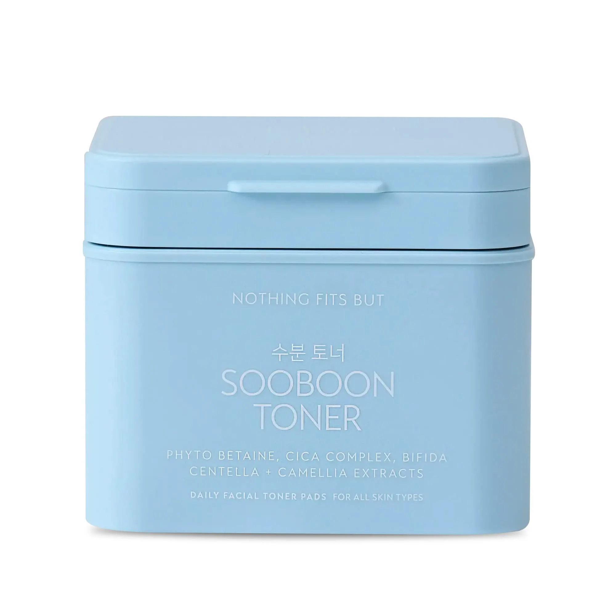 SOOBOON [수분] SERUM COTTON FACIAL TONER PAD WITH BETAINE, CICA & BIFIDA