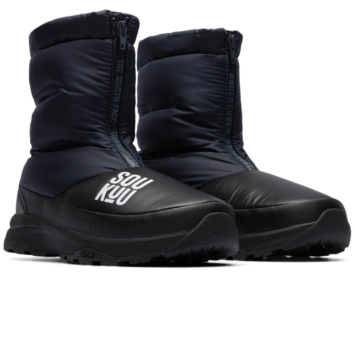 SOUKUU BY THE NORTH FACE X UNDERCOVER PROJECT U DOWN BOOT TNF BLACK/AVRIATOR NAVY | BodegaIE