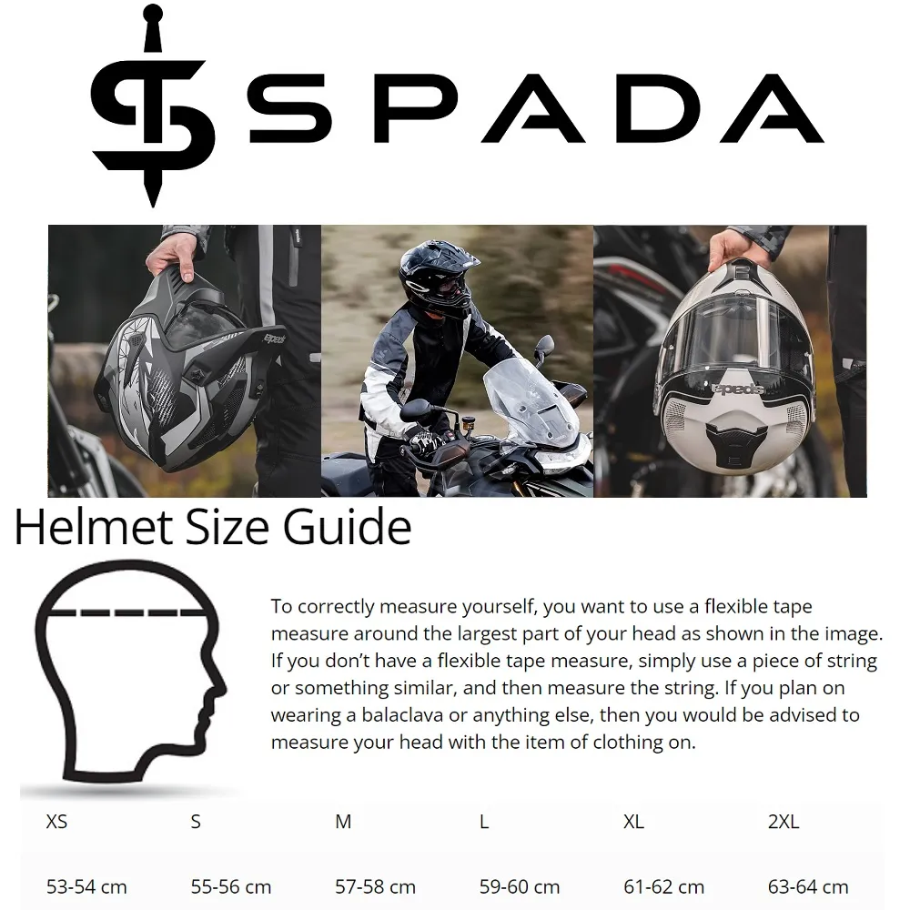 Spada SP18 Plain Helmet - White