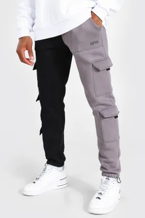 Spliced Slim Utility Cargo Joggers