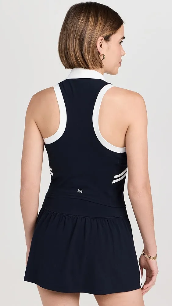 Splits59   Austin Airweight Crop Polo 