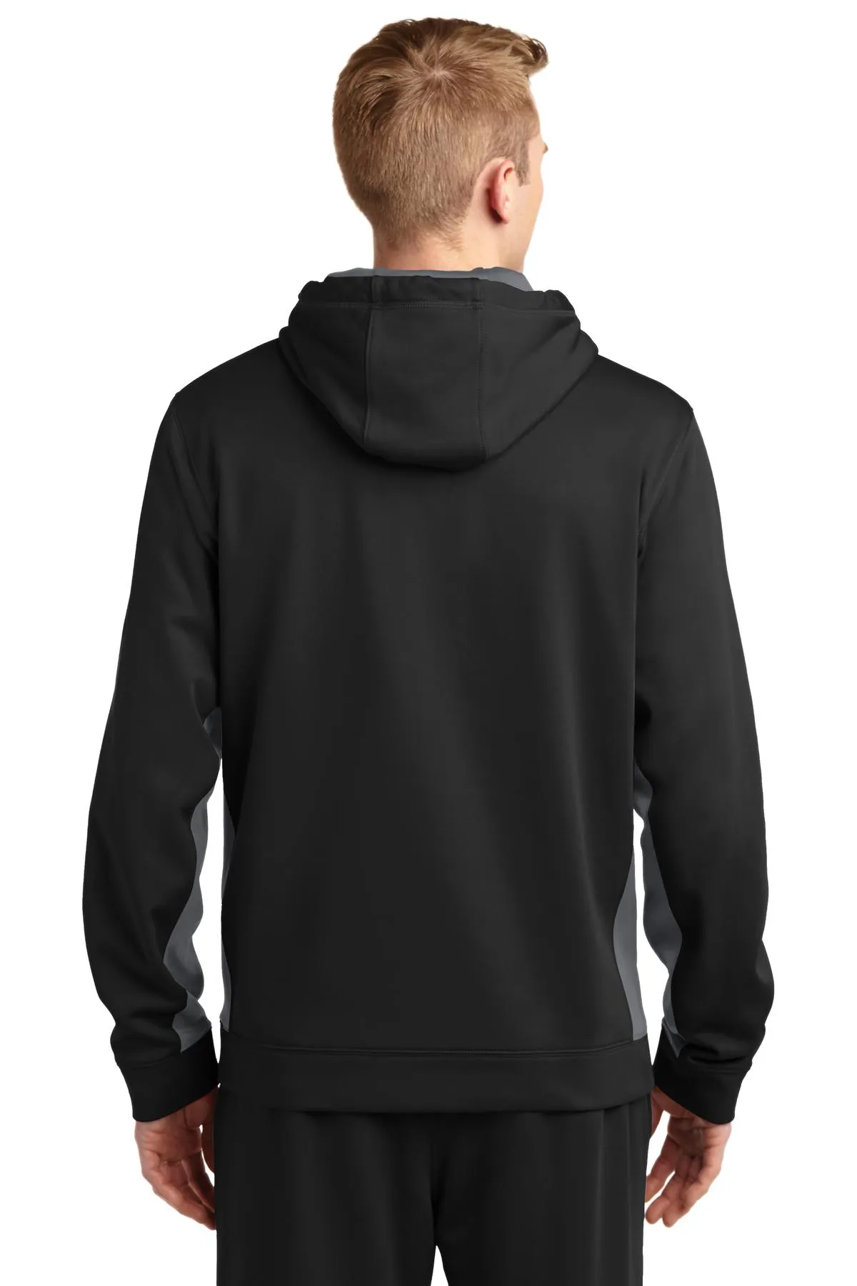 Sport-Tek ST235 Sport-Wick ® Fleece Colorblock Hooded Pullover