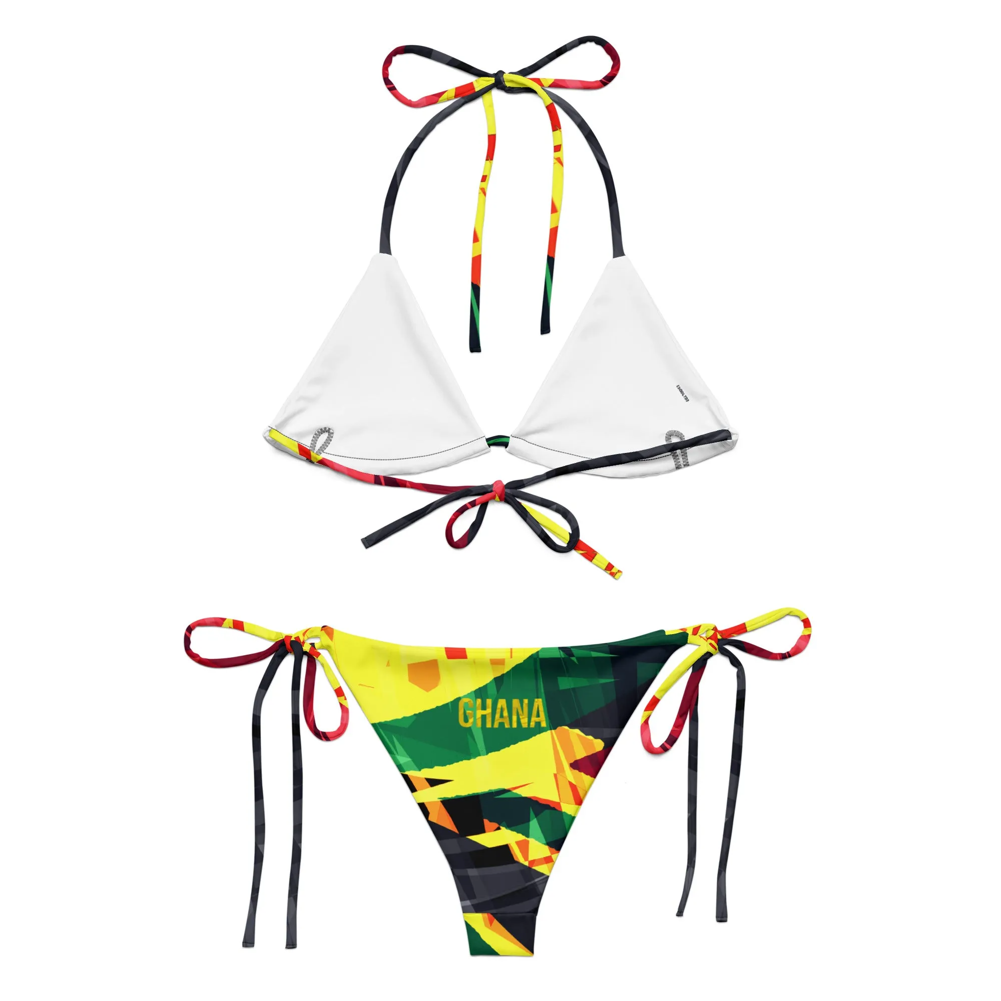 Sqdltd Ghana SB Recycled String Bikini