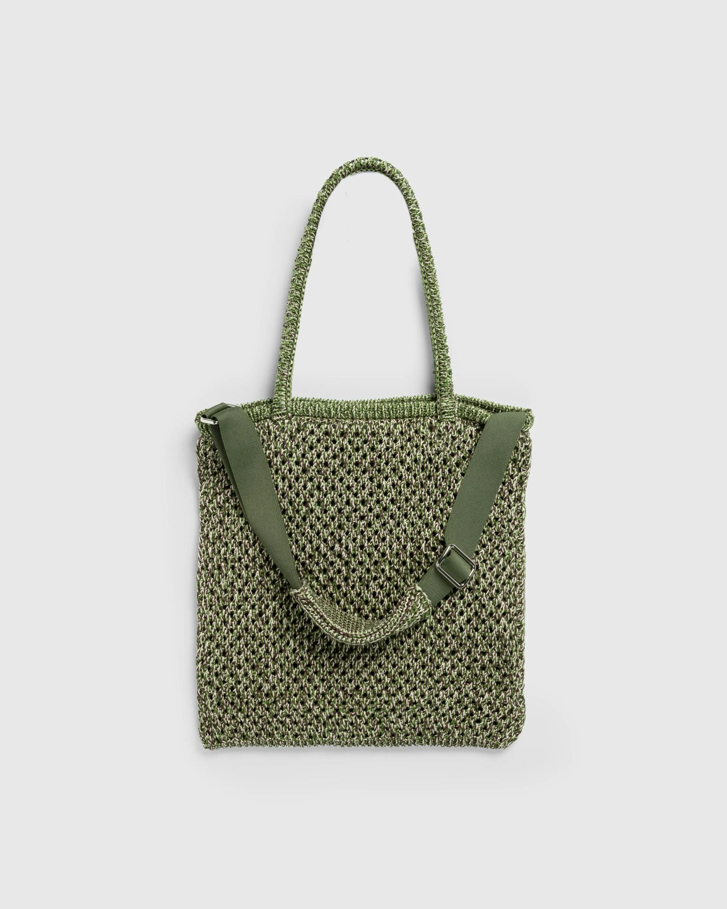 SSU – Knitted Mesh Work Tote Classic Camo | Highsnobiety Shop