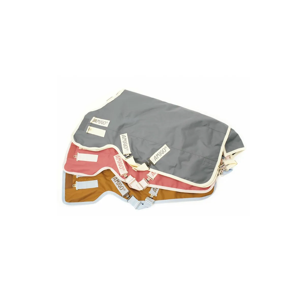 STABLE TRAVEL RUG IN COTTON AMIGO SUMMER SHEET MODEL CHAMPAGNE