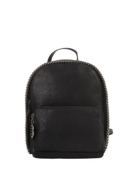 STELLA MCCARTNEY Black Falabella Mini Backpack