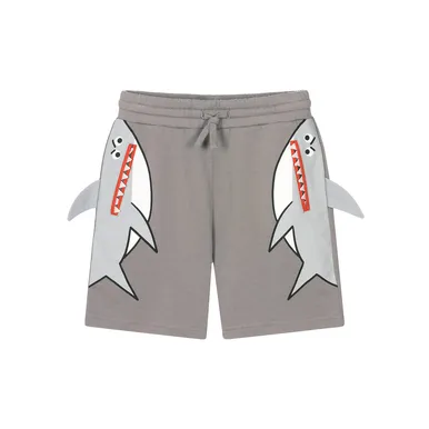 Stella McCartney Boy Fleece Shorts Sharks 24SS