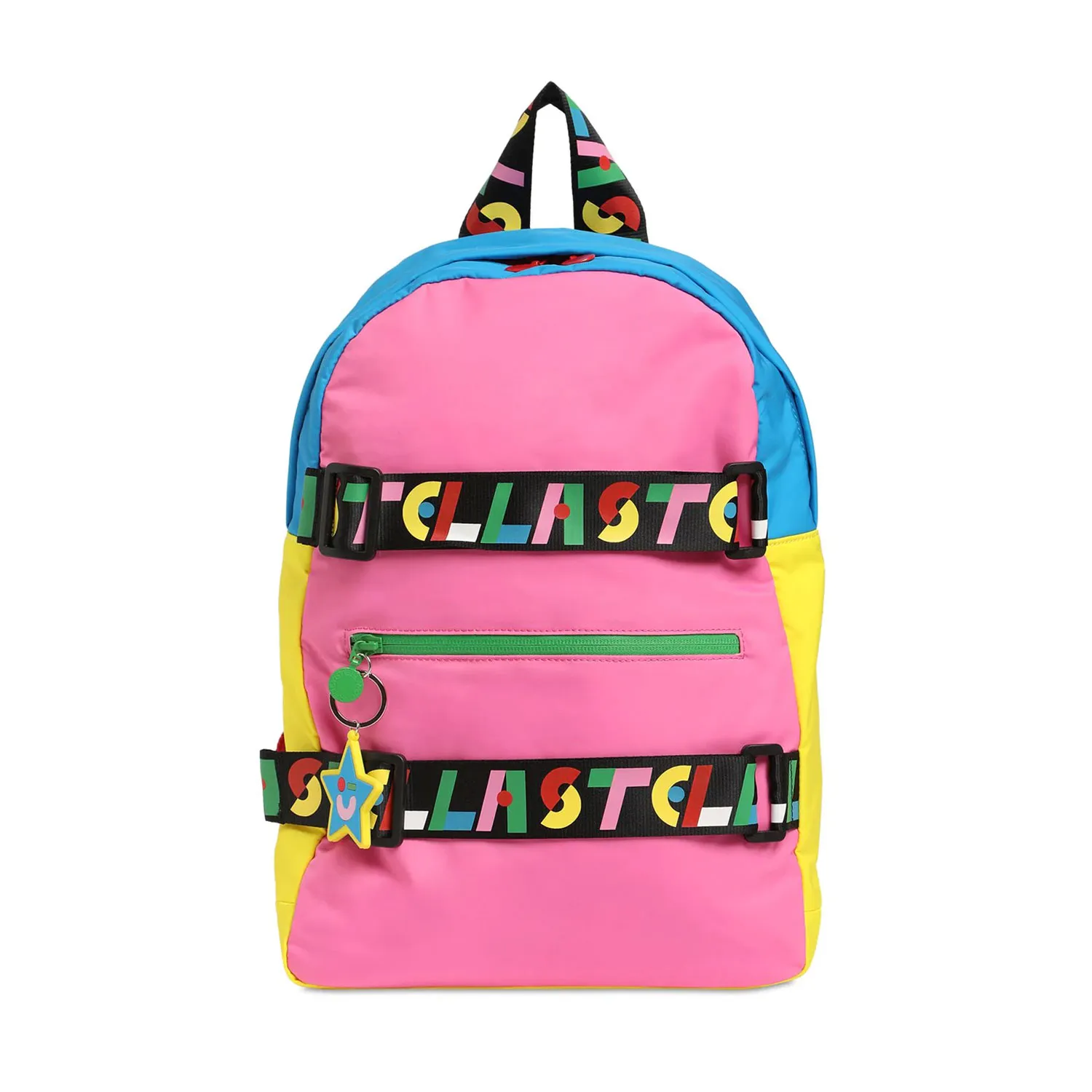 Stella Mccartney Pink And Multicolor Backpack For Girls And Teenager