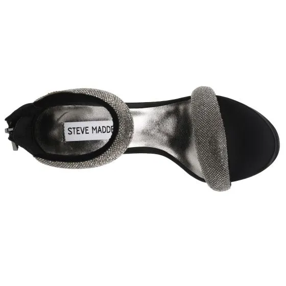 Steve Madden Makenna Black / Pewter Sandals