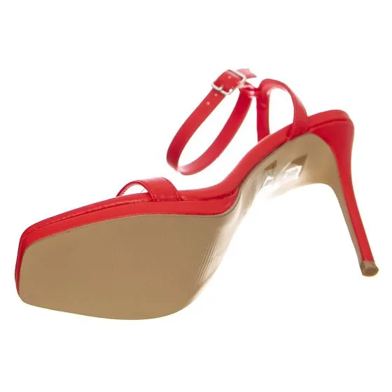 Steve Madden W' Lobos Fire Red Sandals