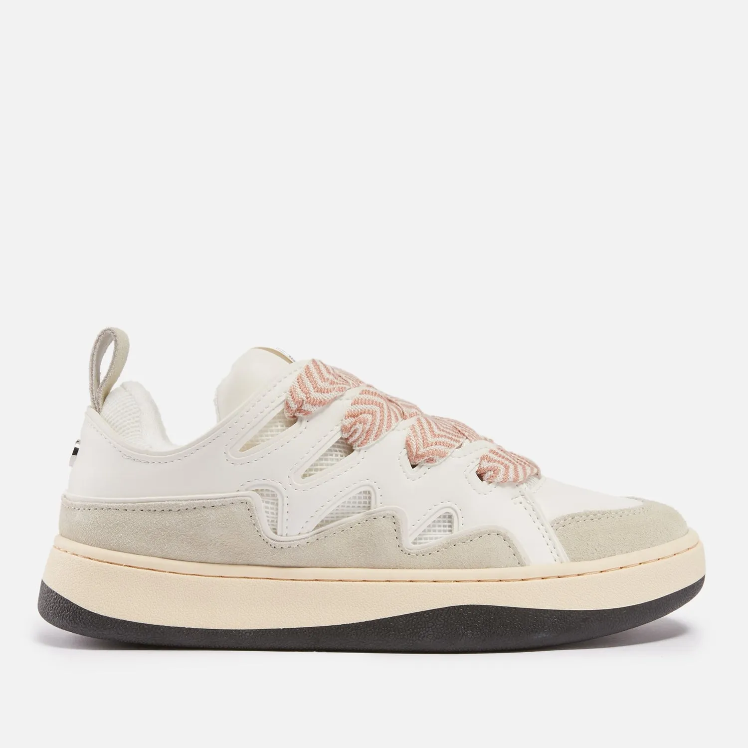 Steve Madden Women's Roaring Cupsole Faux Suede and Mesh Trainers