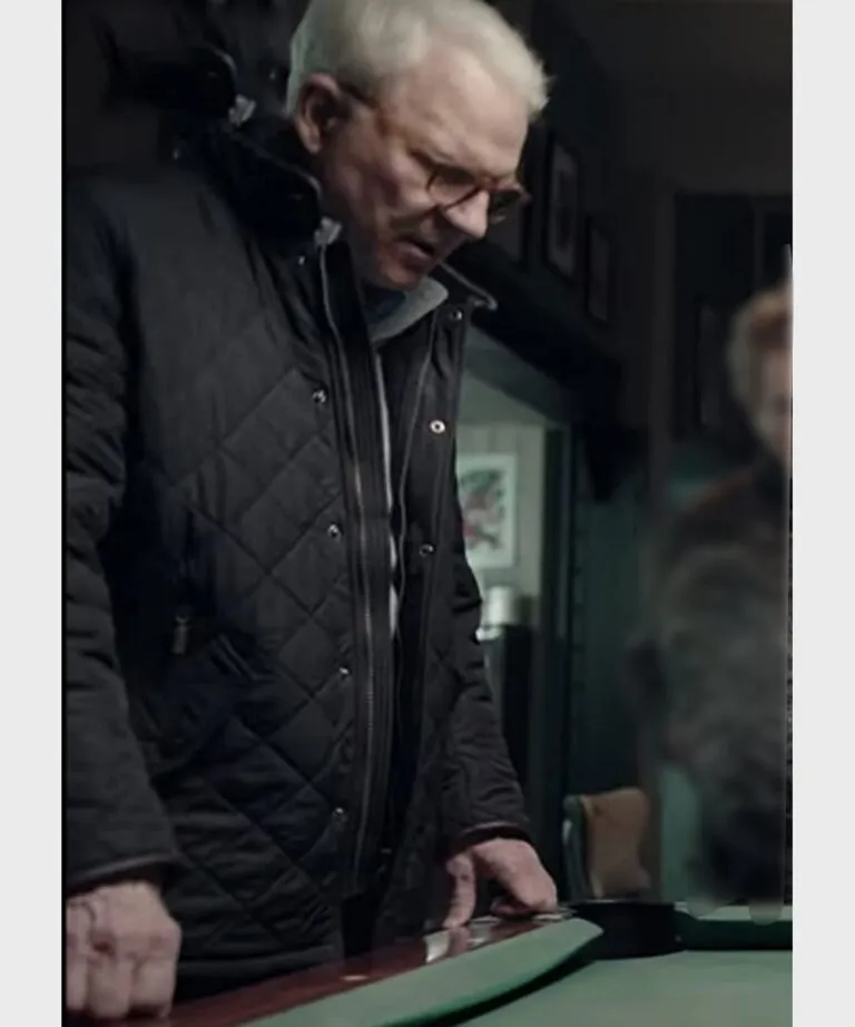 Steve Martin Only Murders in the Building Quilted Black Jacket