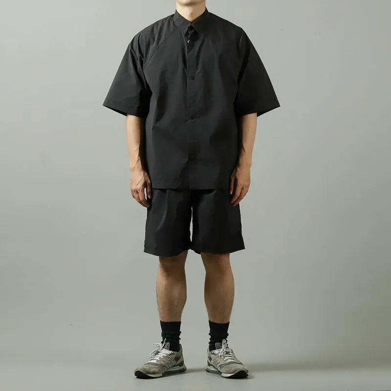 Still By Hand Dropped Shoulder Pullover Polo Shirt
