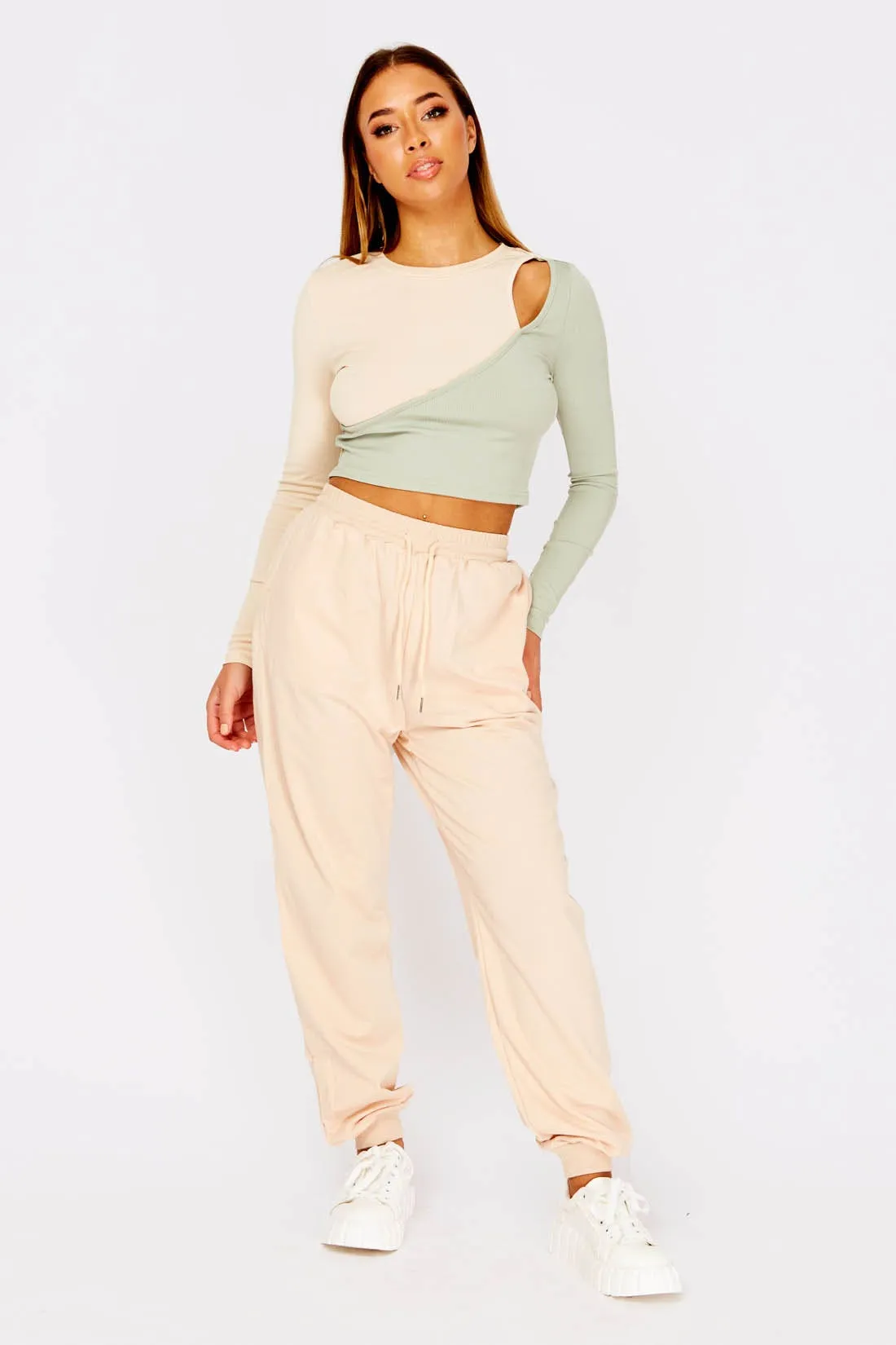 Stone Lightweight Basic Cuffed  Joggers