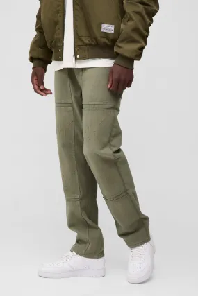 Straight Leg Smart Carpenter Embossed Jeans