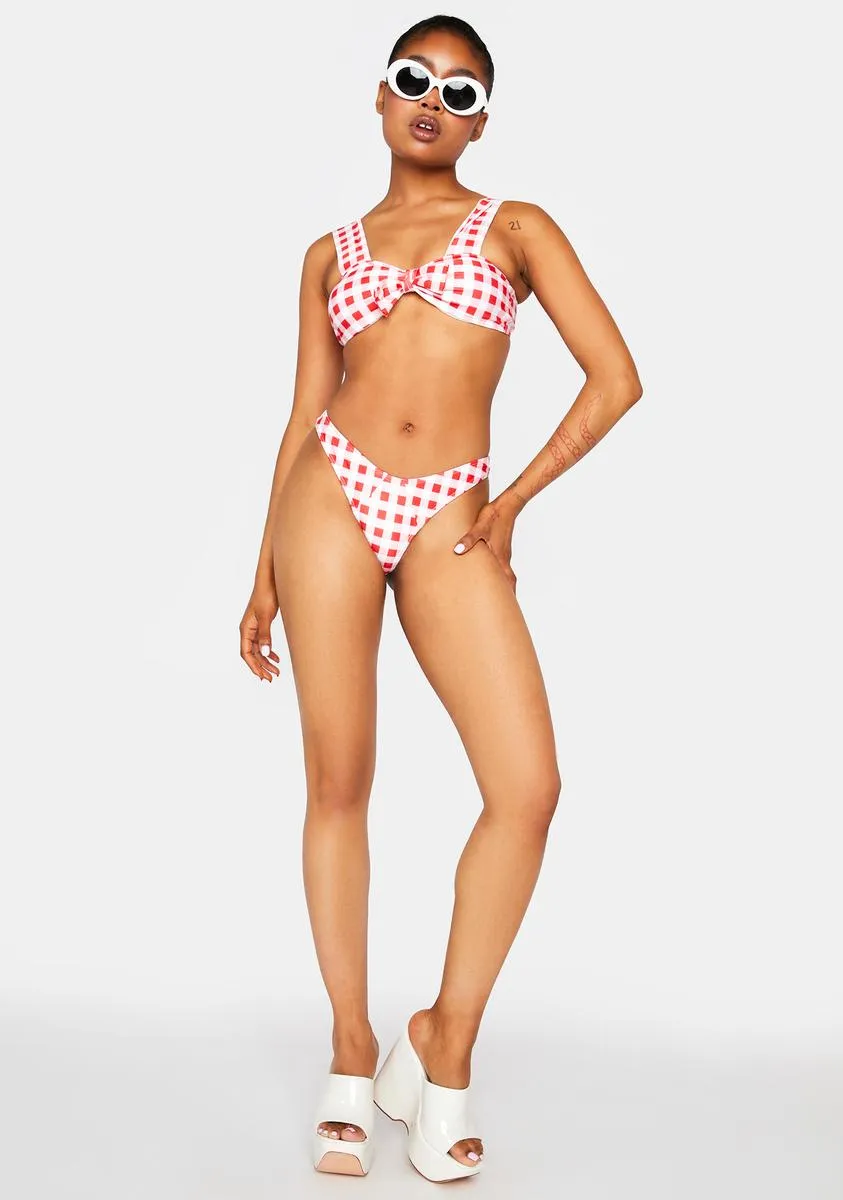 Strawberry Hot Flirt Summer Bikini Set-