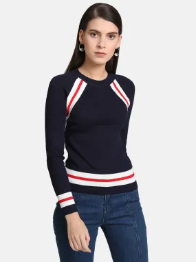 Stripe Detail Pullover