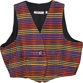 Striped Sleeveless Vest by Nara Camicie | ThriftTale
