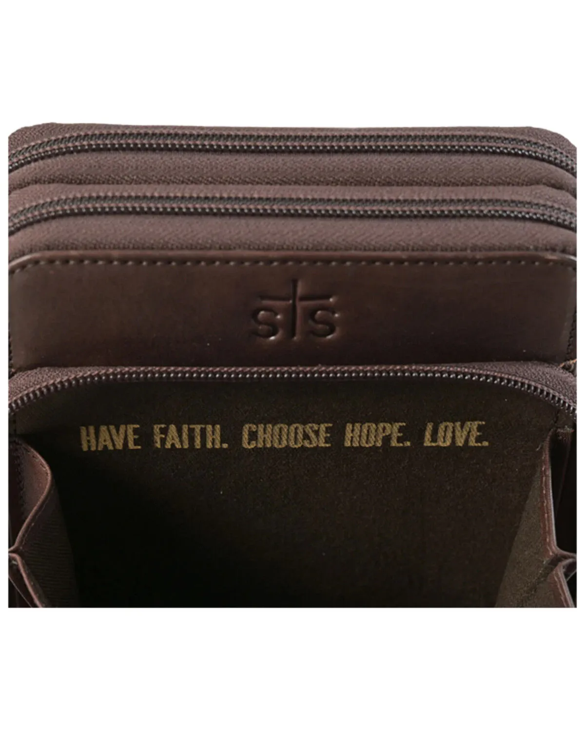 STS Ranchwear By Carroll Women's Brown Westward Jessie Crossbody
